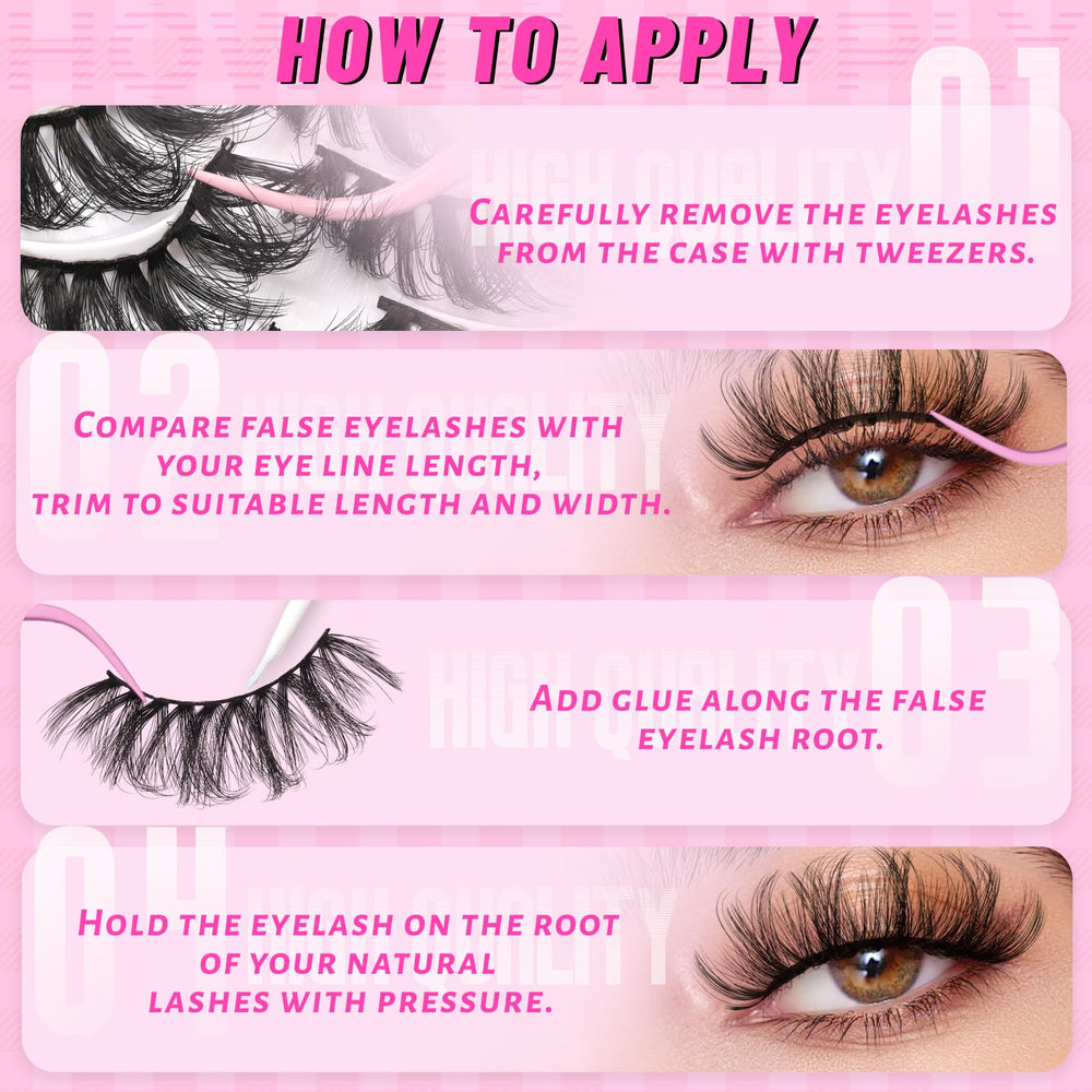 Veleasha Lashes easy application tips for beginners.