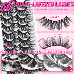 Veleasha Lashes lightweight and comfortable for all-day wear.