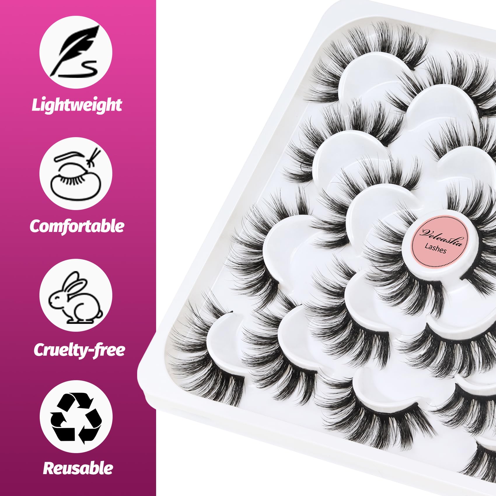 Veleasha 10-pair pack delivers value without sacrificing quality.