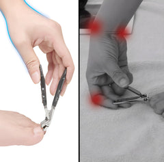 Velkomin wide-jaw 9mm toenail clippers tackle tough nails with ease.