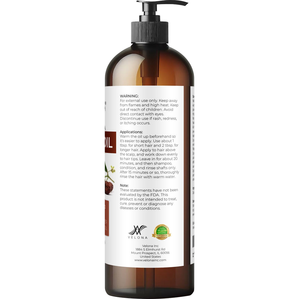 Velona Aceite de Jojoba, aporta brillo y suavidad al cabello sin apelmazar.