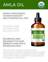 Velona Amla Oil: aplicación capilar para brillo y suavidad.