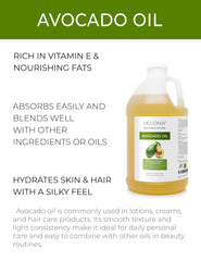 Close-up of Velona avocado oil texture showing lightweight pour