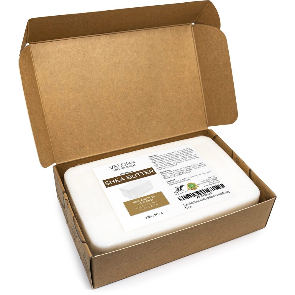 Velona base jabón karité presentación práctica para barras personalizadas
