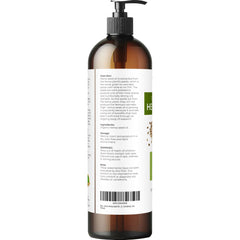 Velona hemp seed oil close-up label, showcasing USDA Organic credentials.