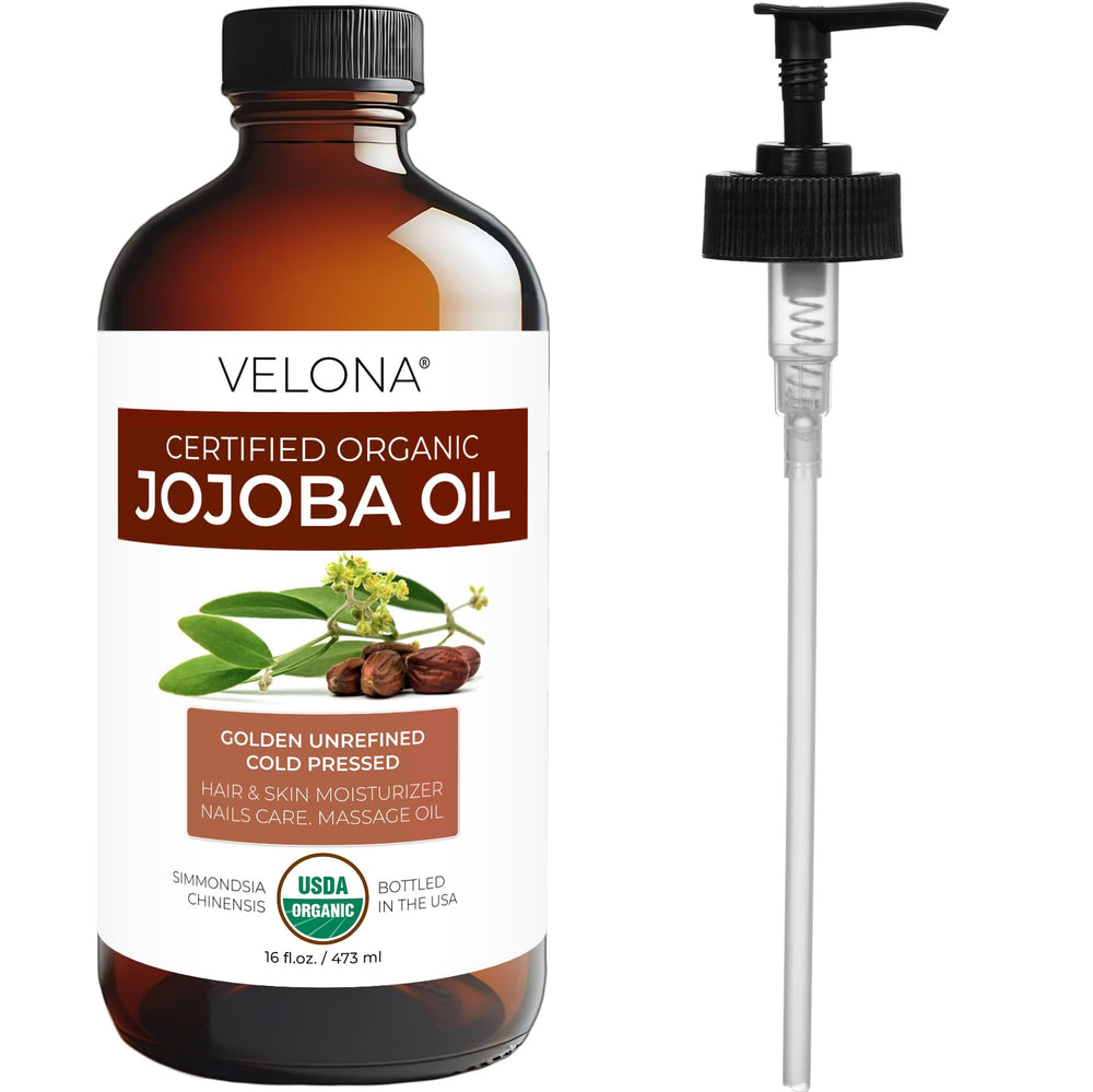 Velona Jojoba Oil for nails cuticles care and brittleness prevention.