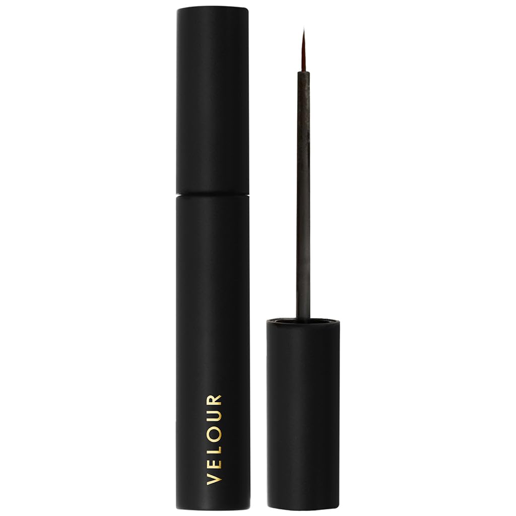 Velour Strong Eyelash Glue with brush-on applicator for precise lash placement