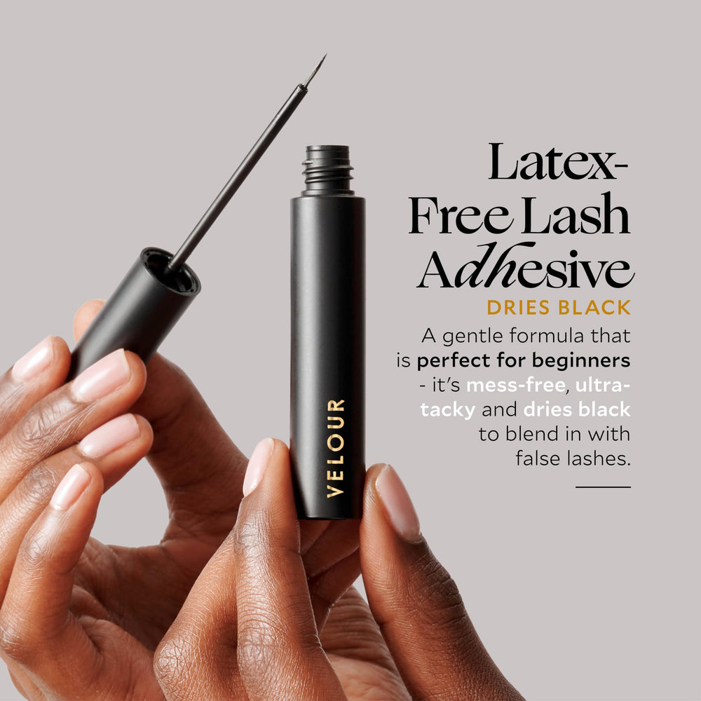 Velour Strong Eyelash Glue easy removal when ready to switch looks