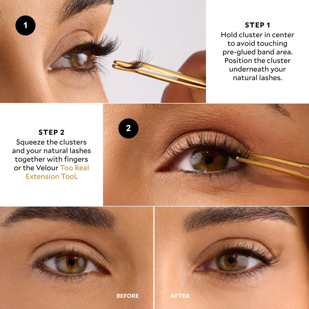 Velour-Xtensions beginner-friendly application makes lash enhancement easy.