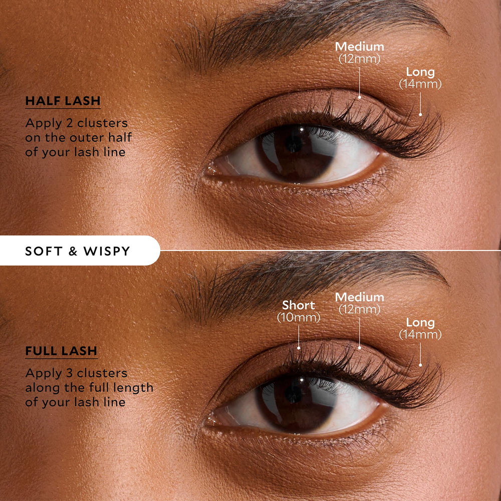 Velour-Xtensions beginner-friendly application shown for effortless lashes.