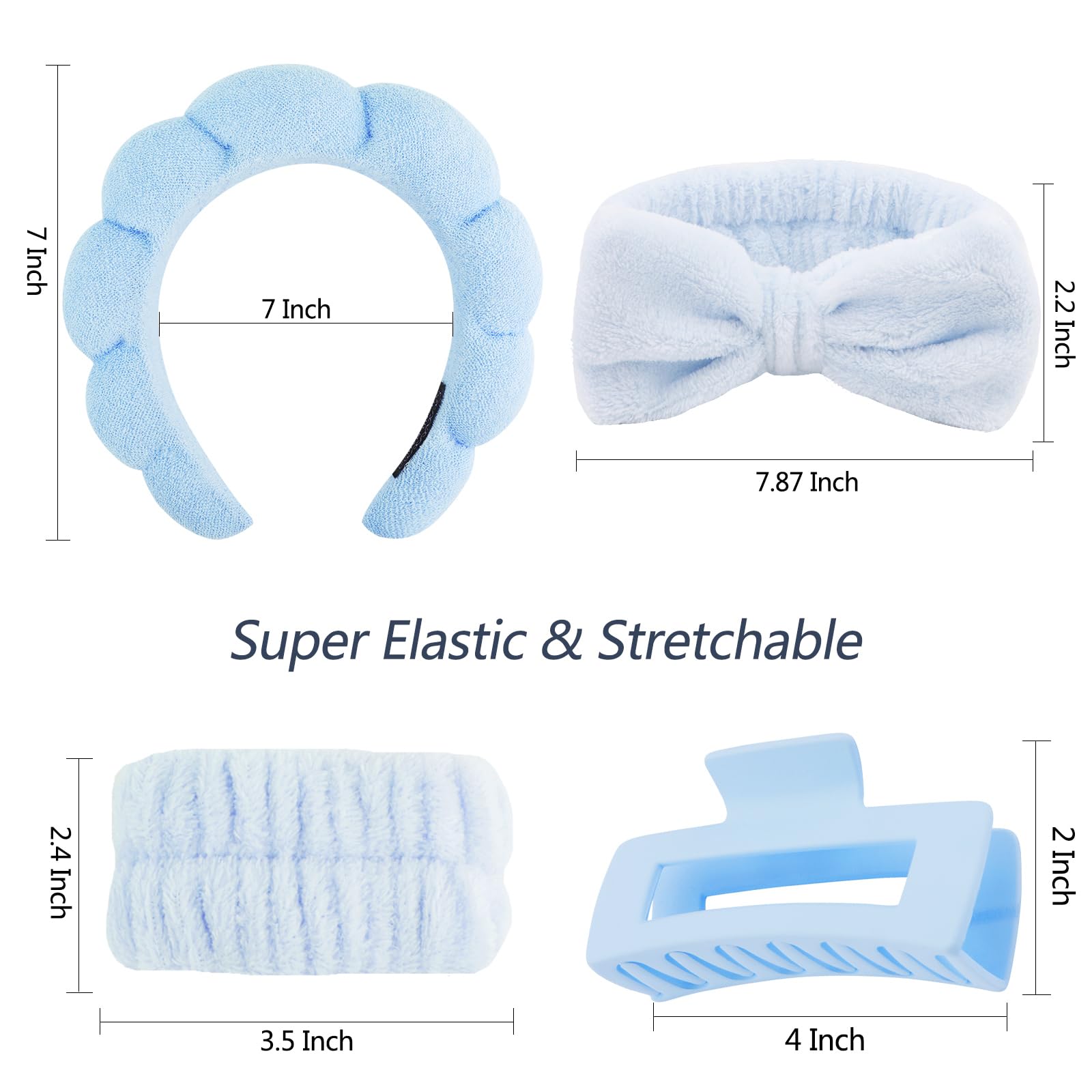 VELSCRUN clips para cabello, aseguran ajuste estable