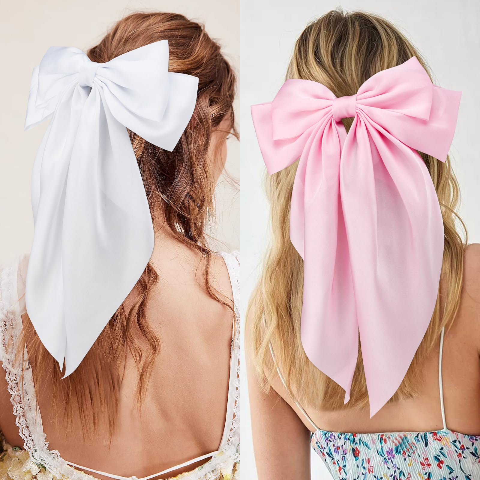VELSCRUN closeup shows soft satin fabric and sturdy clip