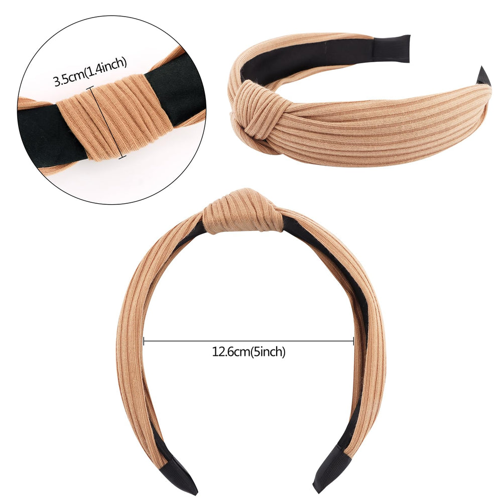 VELSCRUN conjunto de diademas marrón para looks variados