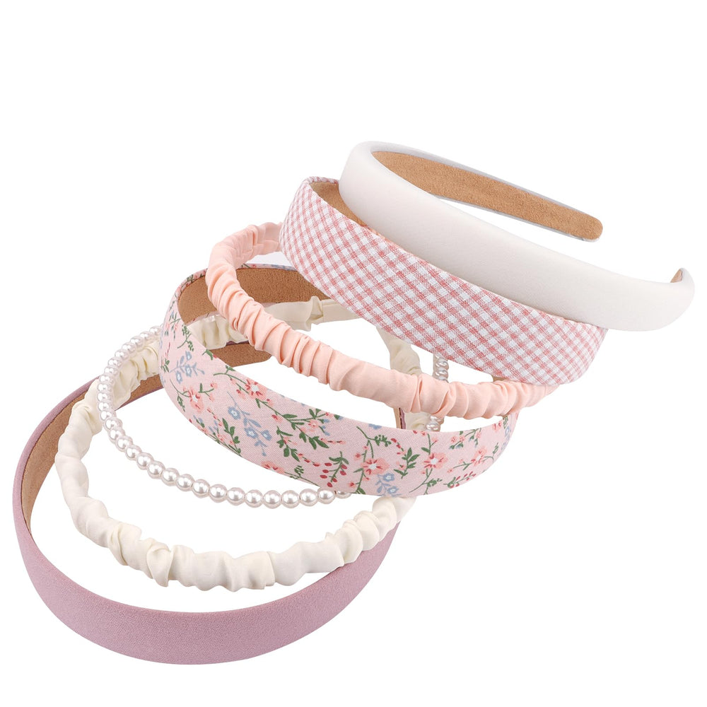 VELSCRUN diadema rosa para fiesta: brillo discreto