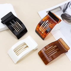 VELSCRUN matte finish clip delivers non-slip grip for reliable styling.