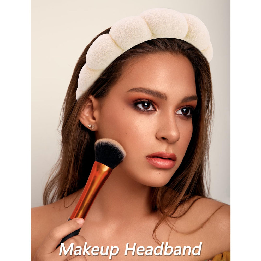 VELSCRUN headband lazo superior, detalle elegante para cualquier sesión de skincare