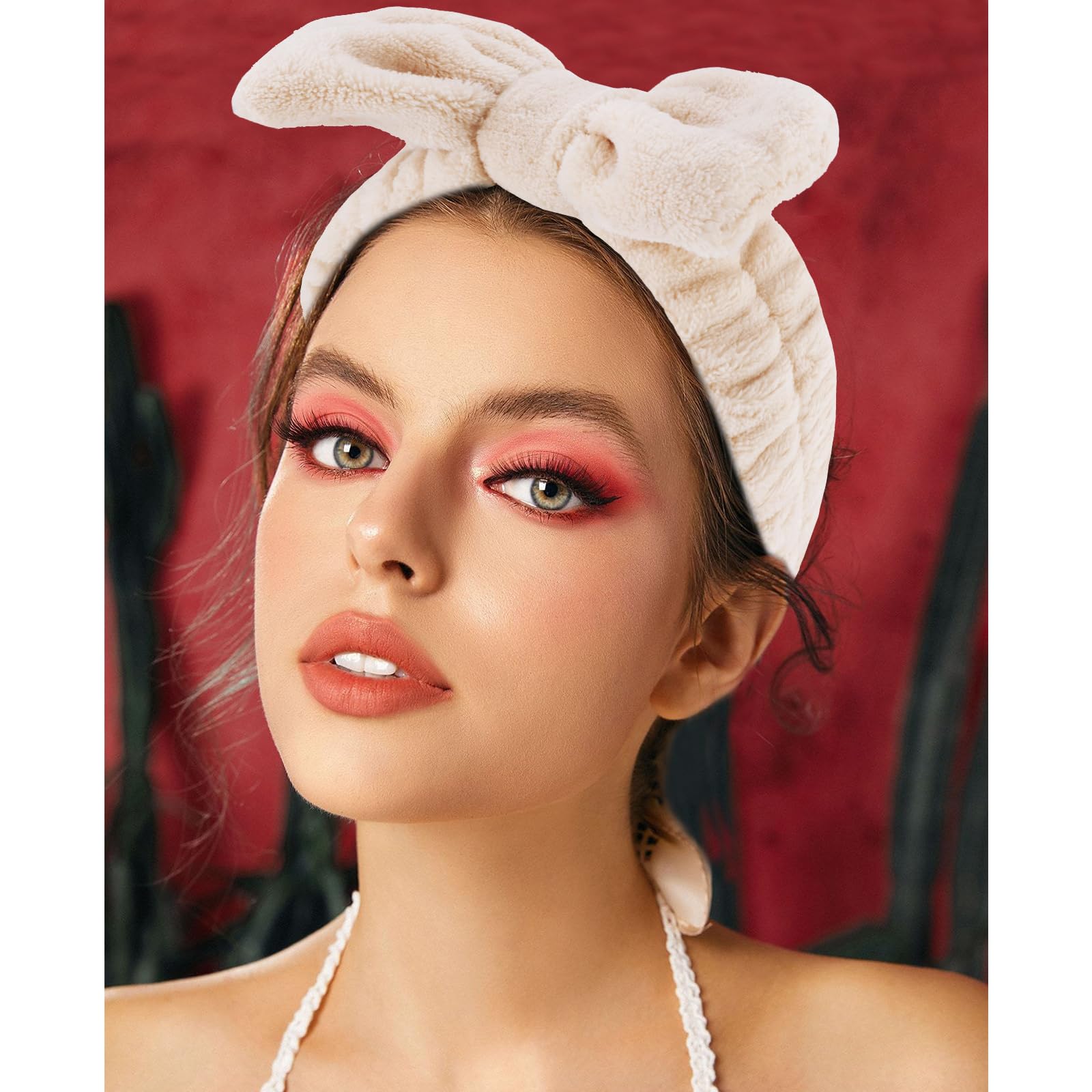 VELSCRUN headband rostro lavado, mantiene el cabello fuera del rostro durante la limpieza