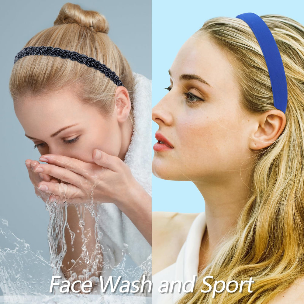 VELSCRUN shiny textured headband elevates casual or dressy looks.