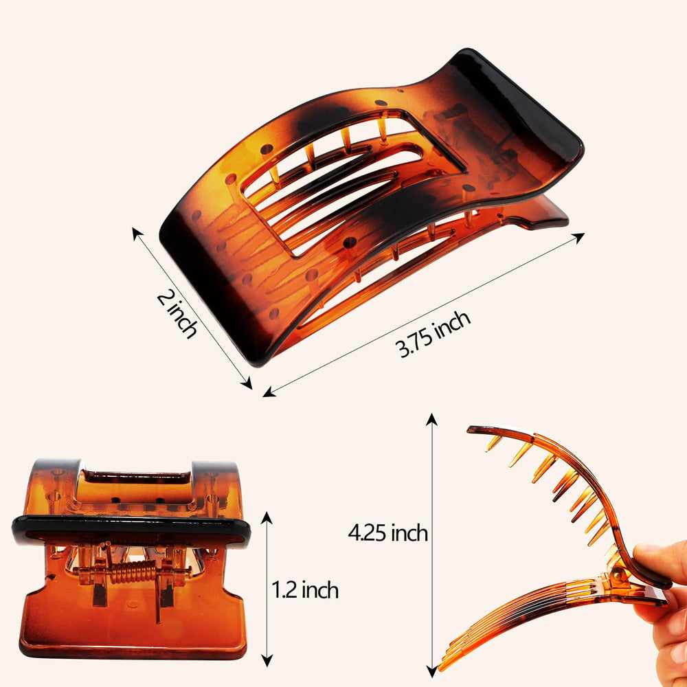 VELSCRUN long-hair holding clip grips long or thick hair easily.