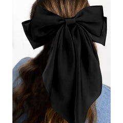 VELSCRUN long-tail satin bow detail enhances graceful silhouette