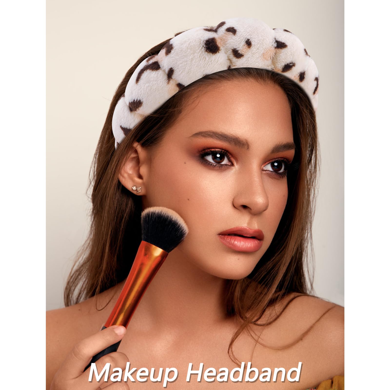 VELSCRUN spa sponge headband provides soft comfort during washing