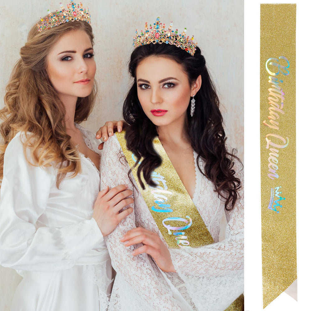 VELSCRUN Tiara Joyas Eco Amigable: diseño elegante para eventos y retratos.