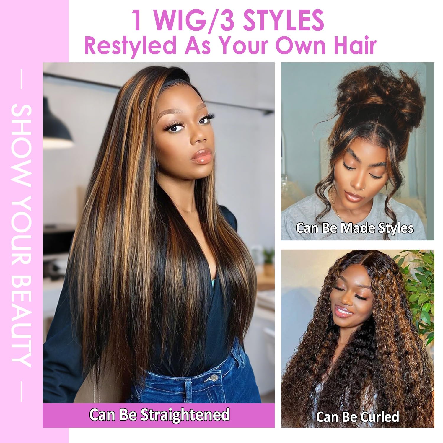 Vemalin 200 density wig delivers fuller look without stiffness.
