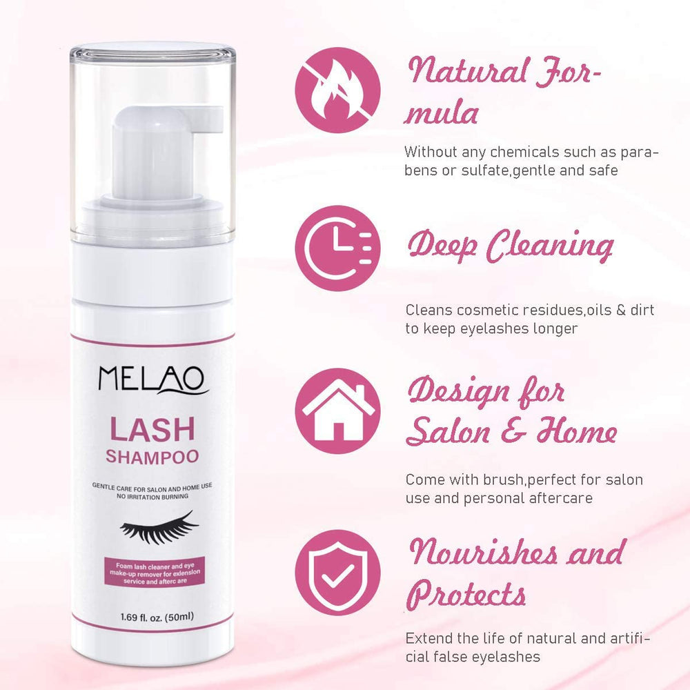 Vemofoper cleanser foam lather for lashes and eyelids