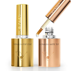 VENALISA Matte Top Coat bottle with velvety matte finish for durable nails
