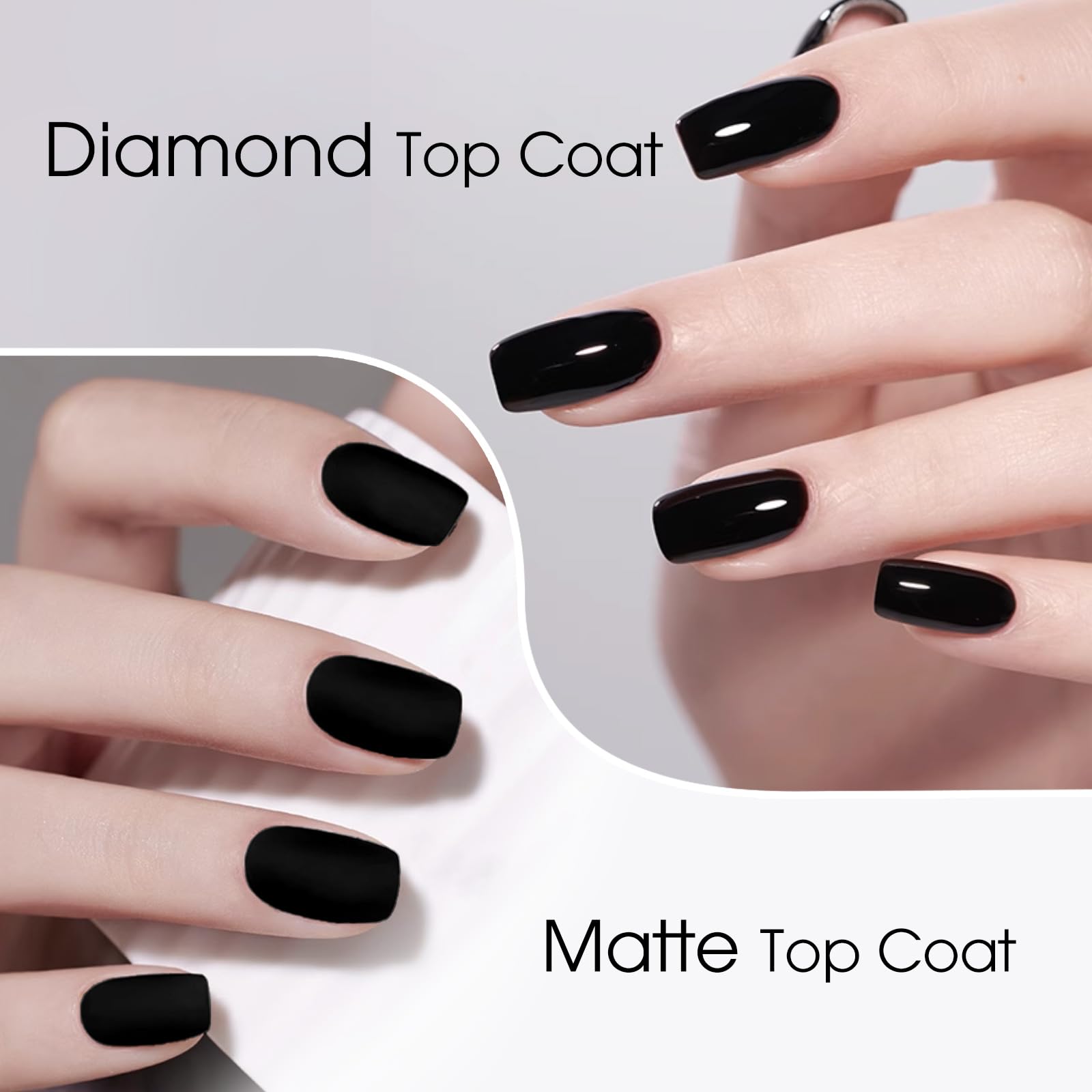 VENALISA No Wipe Top Coat set packaging shows convenient mess-free application