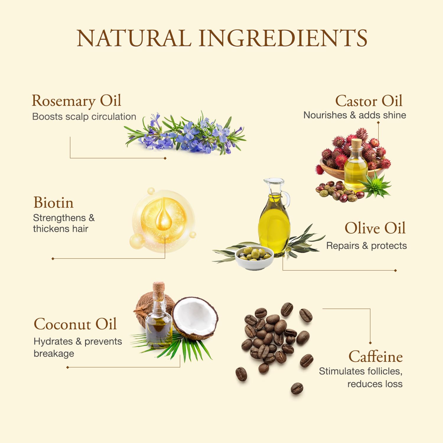 Venanoci rosemary oil close-up shows natural aroma and ingredients.