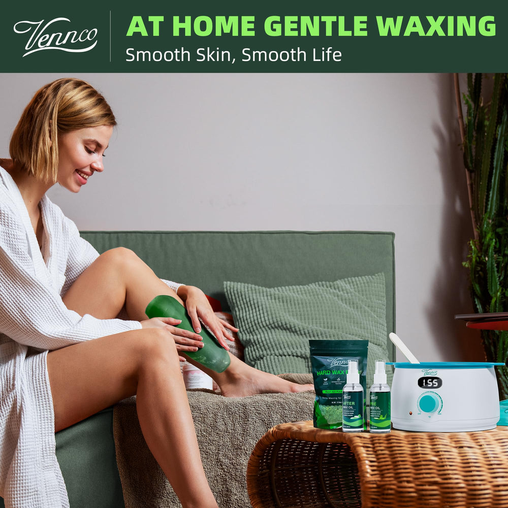 Vennco dedicated after-sales support for waxing at home.