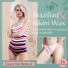 Vennco wax beads designed for Brazilian waxing with effective hair capture.