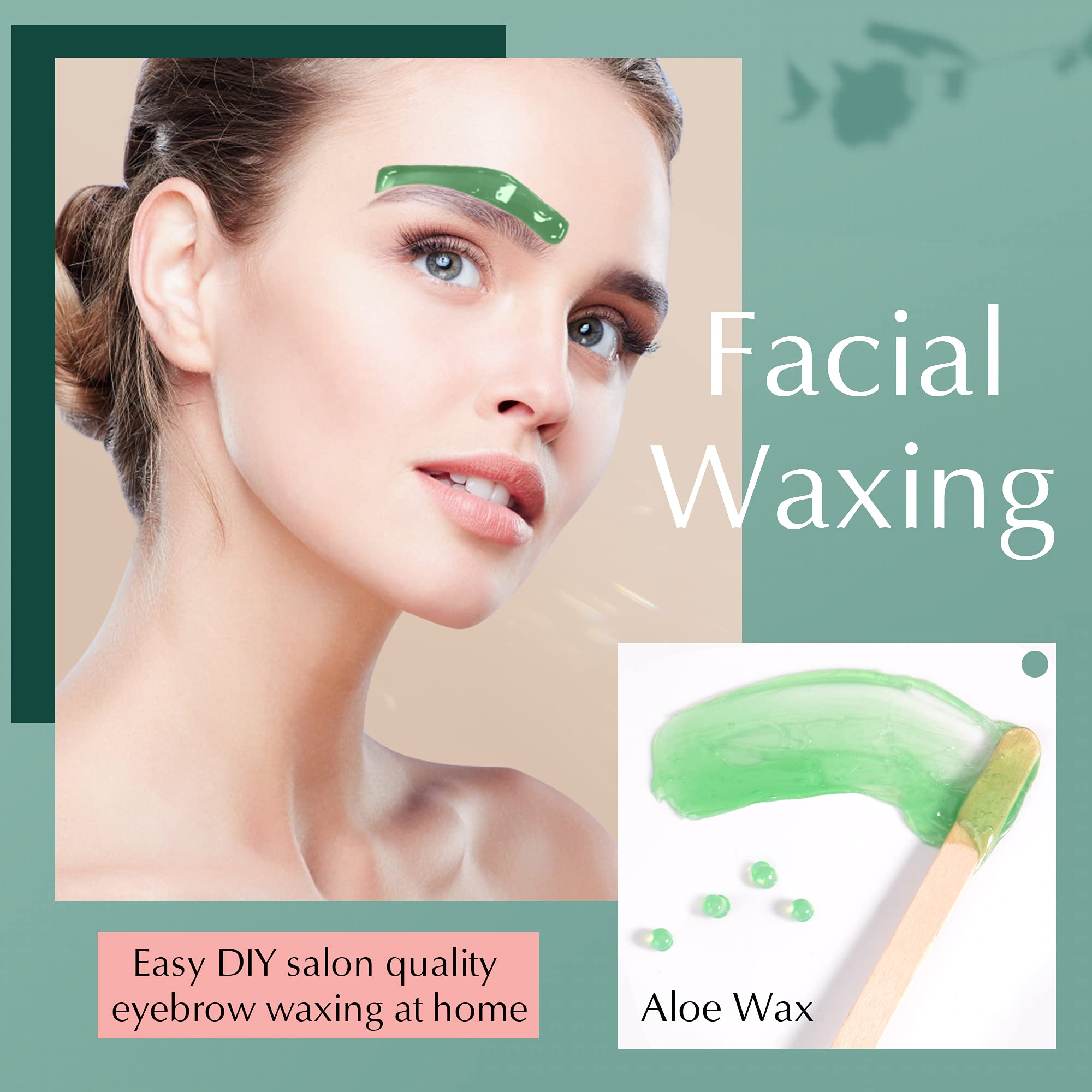 Vennco aloe hard wax beads for sensitive skin provide smooth removal with minimal residue.