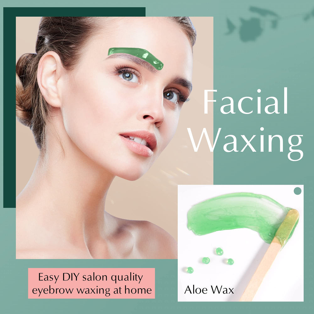 Vennco aloe hard wax beads for sensitive skin provide smooth removal with minimal residue.