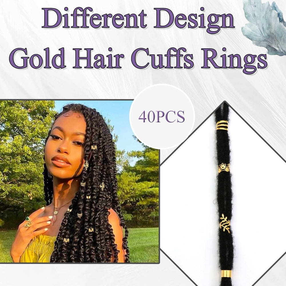 Venofen aretes clips sin perforación, seguro y cómodo para trenzas.