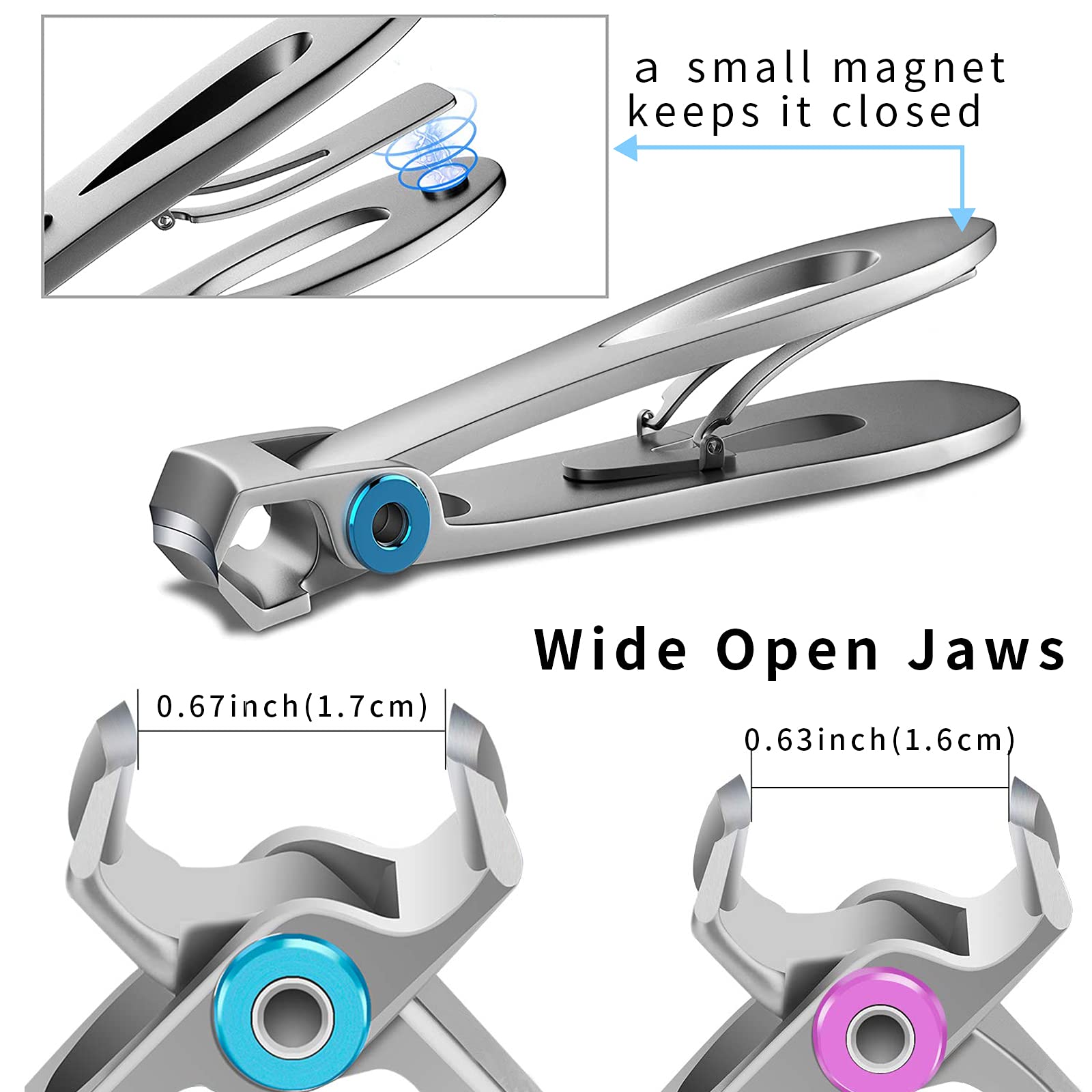 Venoteck set trimming pet nails with sturdy blades.