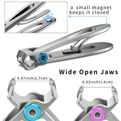 Venoteck set trimming pet nails with sturdy blades.