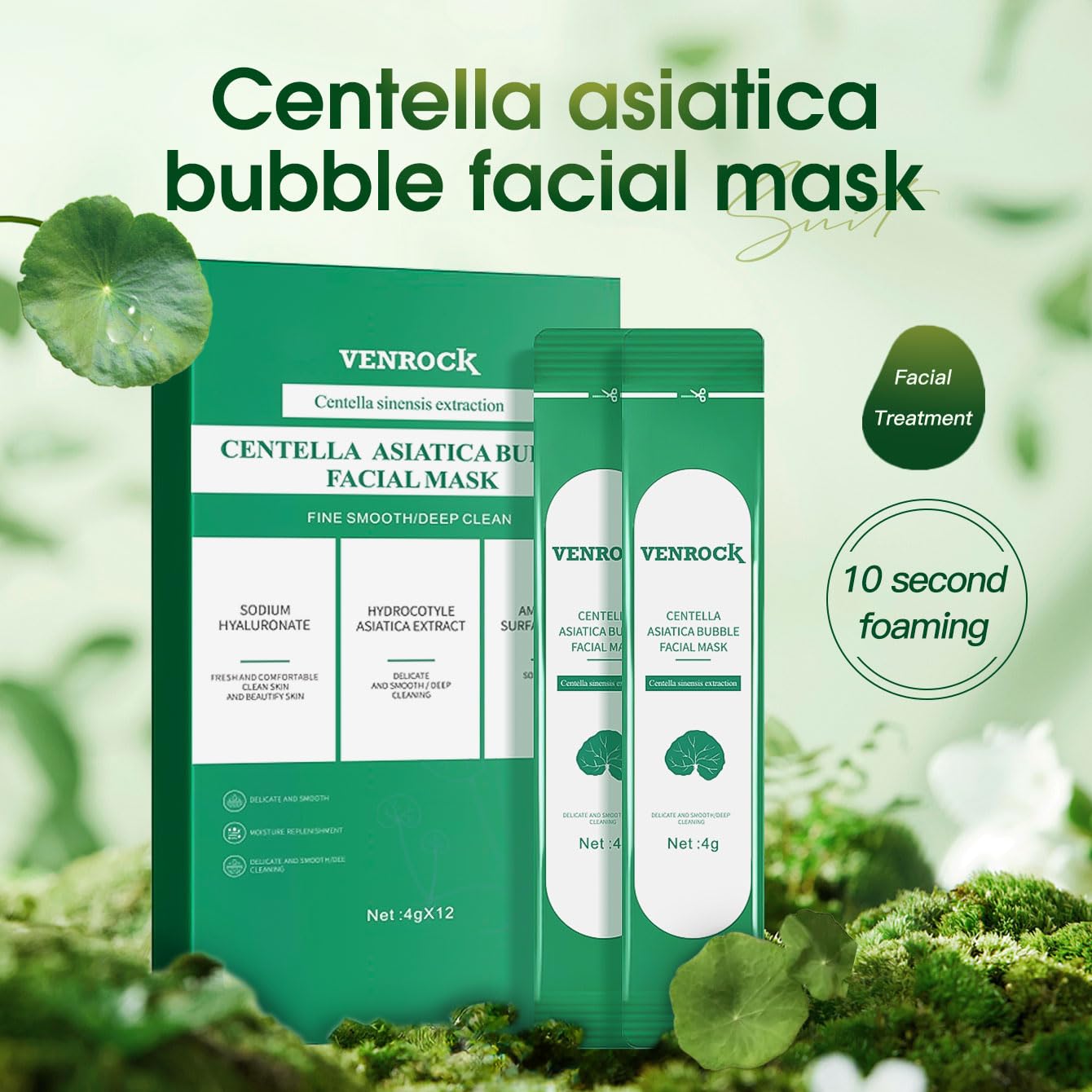 Venrock Centella: mascarilla con hialurónico para hidratación suave