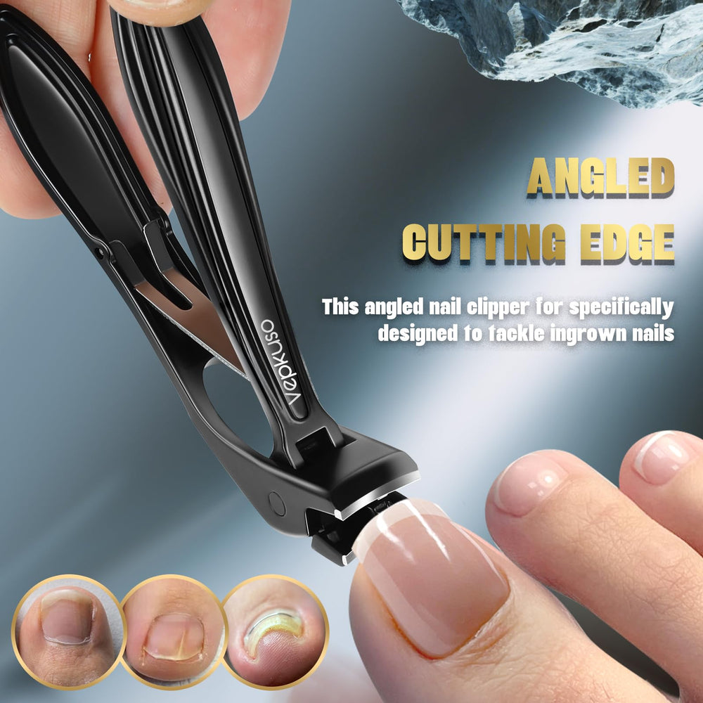 Vepkuso toenail clipper with catcher for mess-free clipping.