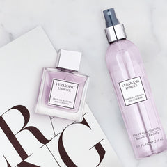Vera Wang Embrace bottle in morning light, everyday wear inspiration.