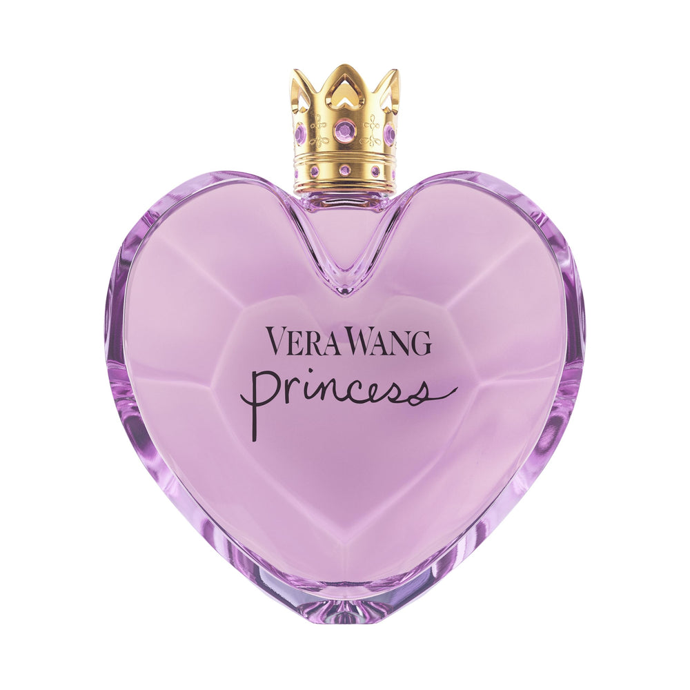 Vera Wang Princess bottle front shows a sparkling fruity floral presence for daily wear