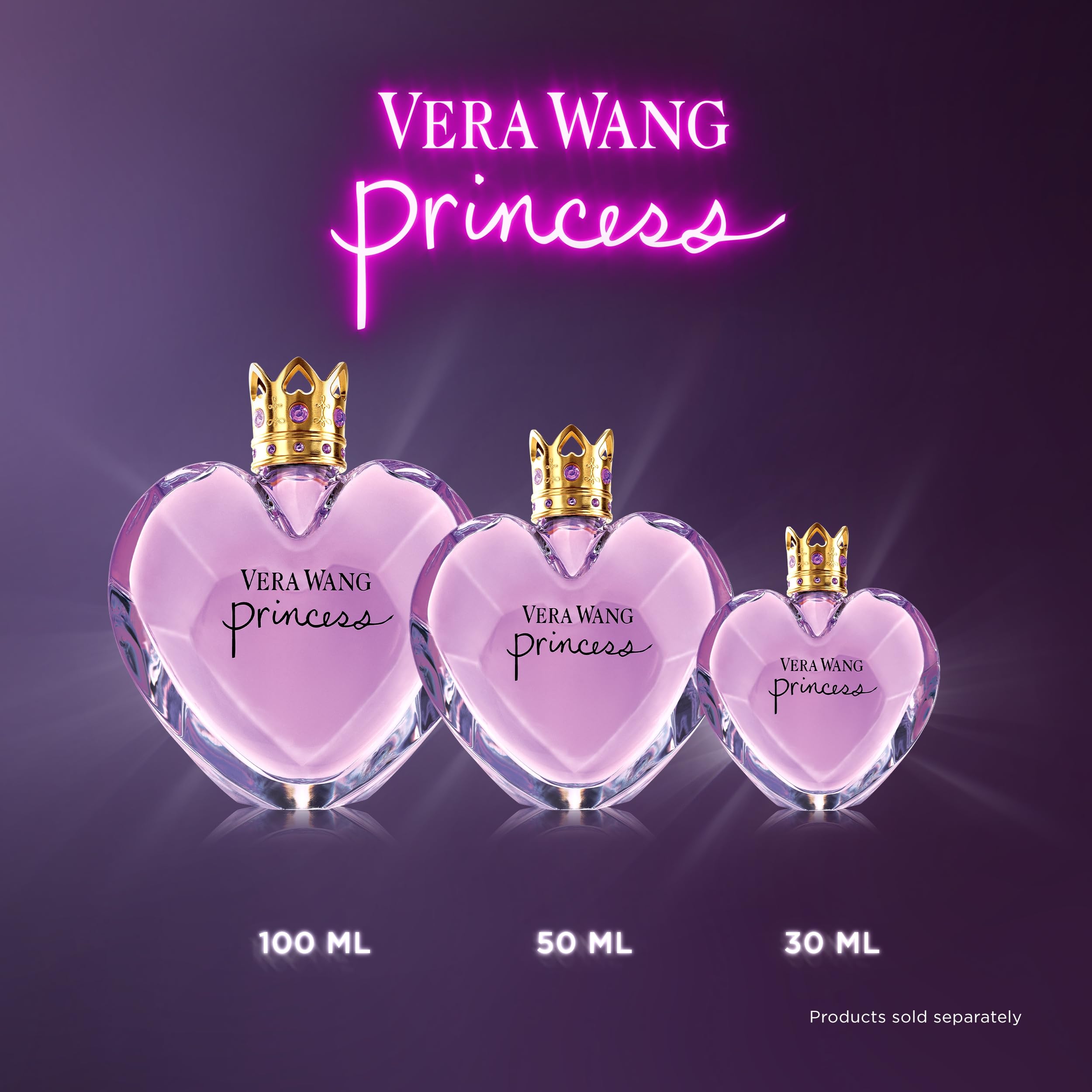 Vera Wang Princess floral note illustration hints at vanilla musk and water lily layers