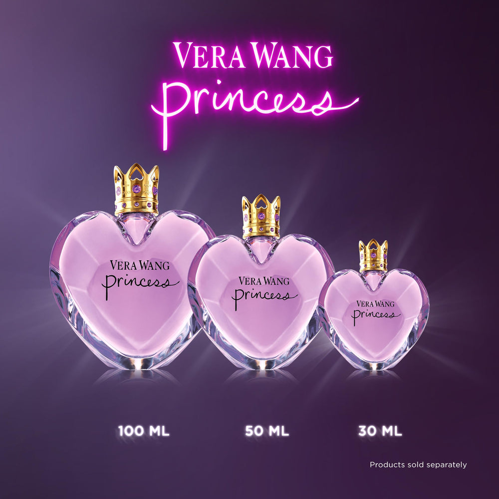 Vera Wang Princess floral note illustration hints at vanilla musk and water lily layers