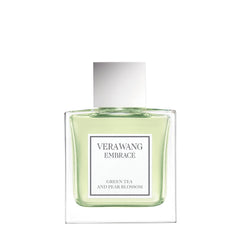 Vera Wang Embrace Green Tea & Pear Blossom bottle offers everyday freshness.