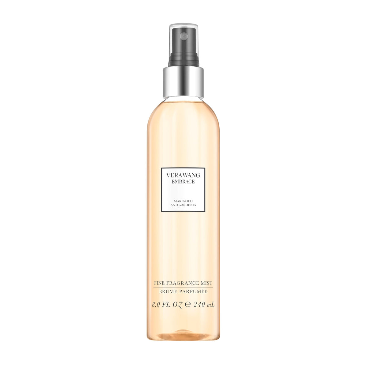 Vera Wang Embrace Merigold & Gardenia body mist bottle for everyday freshness.