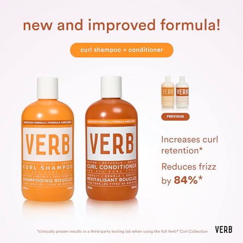 VERB Curl Conditioner bottle for smooth detangling and curl definition