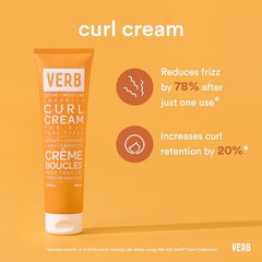 SunflowerCurl Complex label close-up on VERB Curl Cream jar