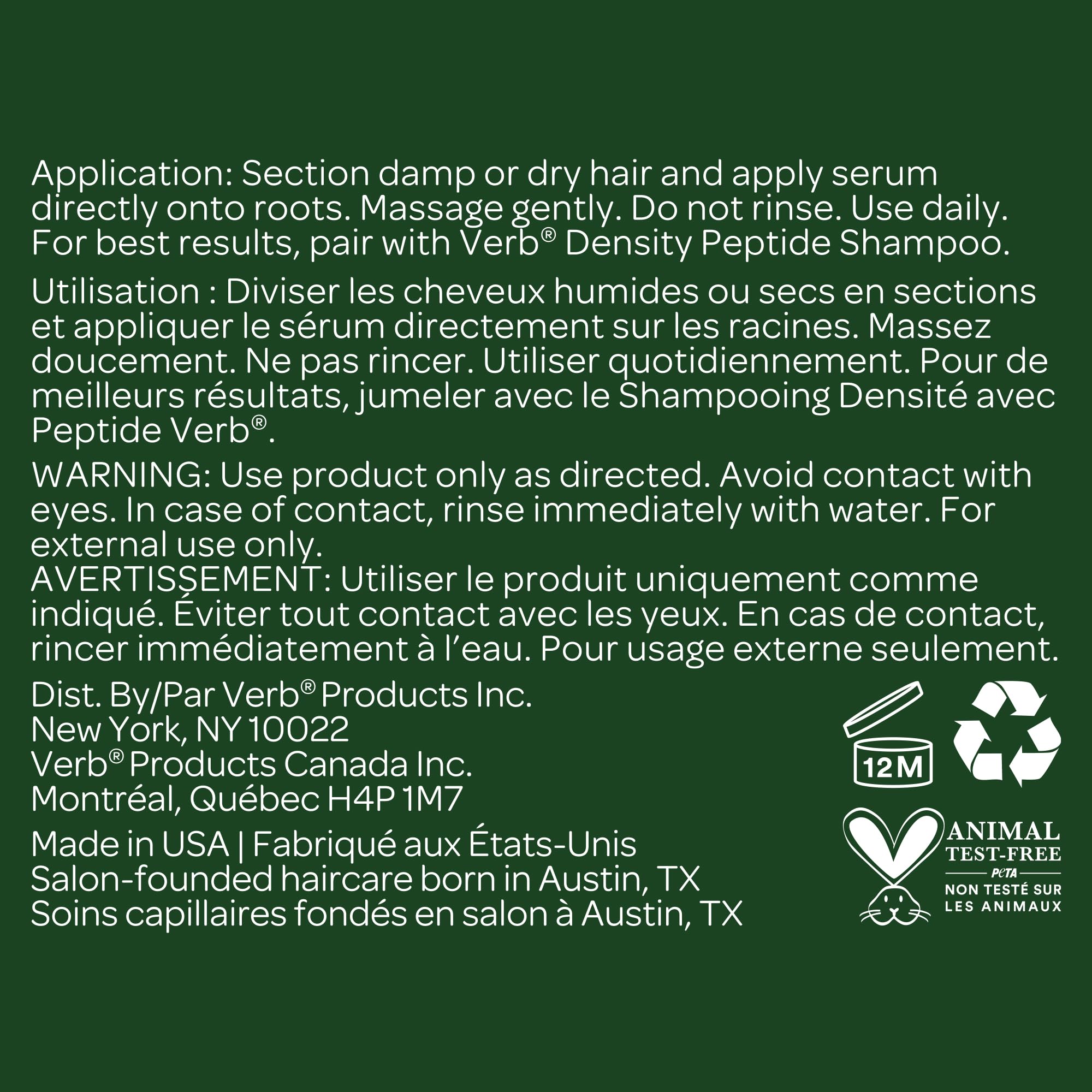 VERB Density Serum: vegano y libre de crueldad
