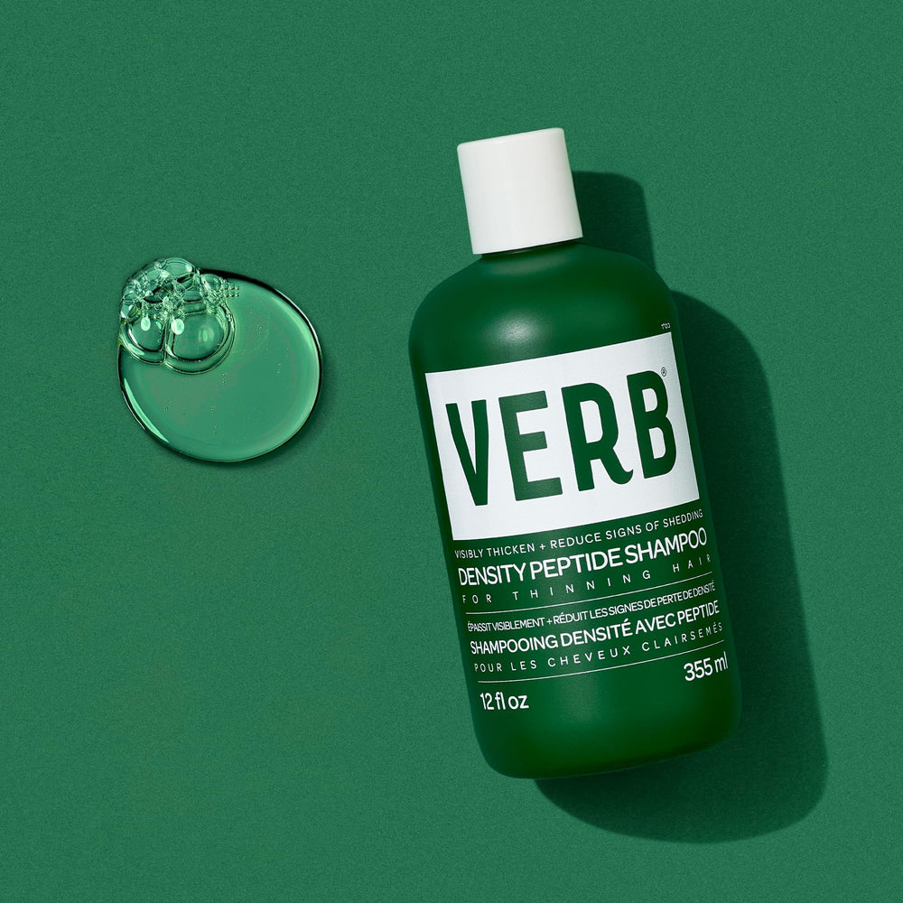 VERB Density Peptide Shampoo, etiqueta libre de parabenos.